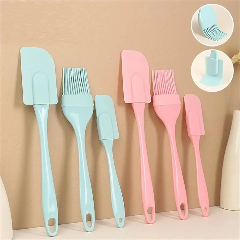 Kitchen Appliances Australia - 3Pcs Non-Stick Silicone Cream Scraper Bread