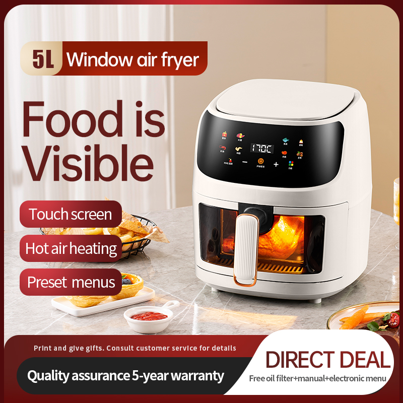 1350W Digital Air Fryer, Trans - Air Fryer 5L Digital review and price