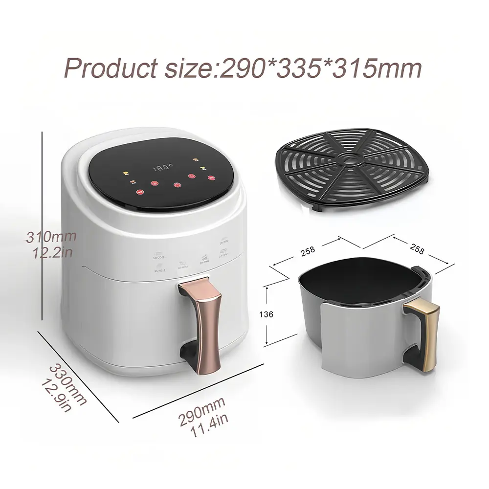 2800W 5L 6L 8L Digital Control - Air Fryer 5L Digital review and price