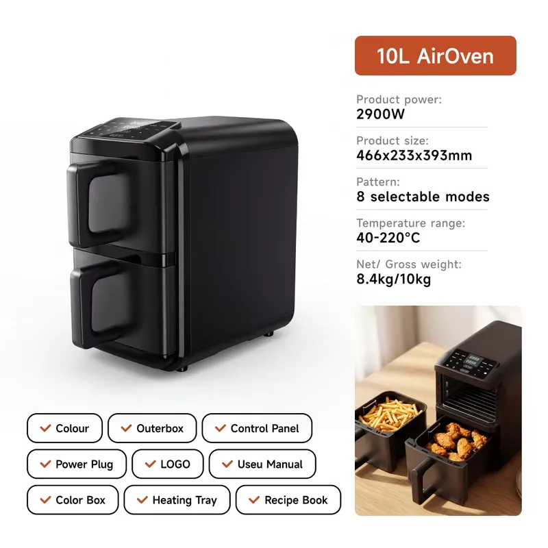 For Double Boiler 5L+5L 10L To - Air Fryer 5L Digital review and price