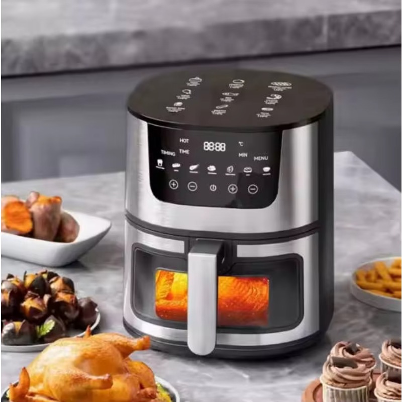 5L 6L 7L 8L 12L Oil Free Fryer - Air Fryer 5L Digital review and price