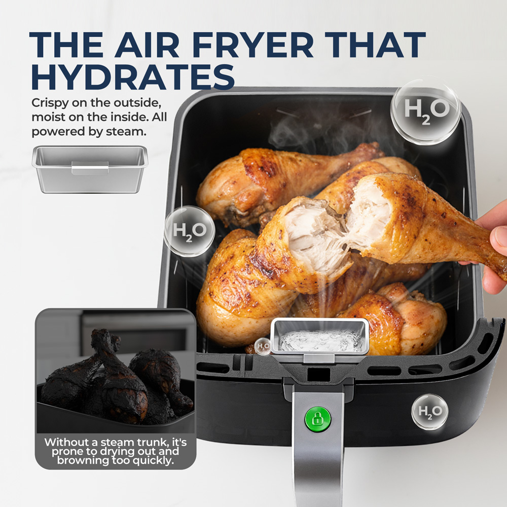 ROUNY 5L Air Fryer with Visibl - Air Fryer 5L Digital review and price
