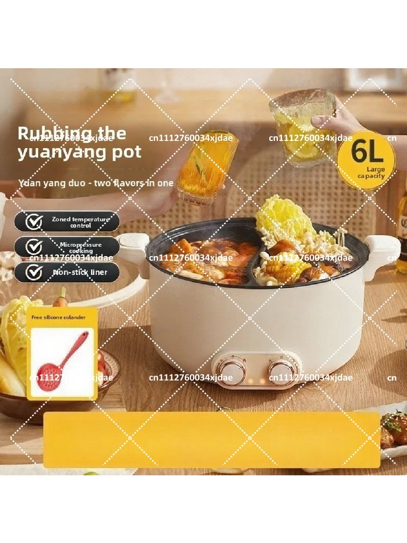 6L 8L Double Pot Electric Hot  - Kitchen Appliances Large review and price
