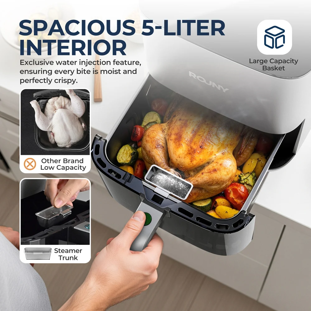 Digital Air Fryer with Visible - Air Fryer 5L Digital review and price