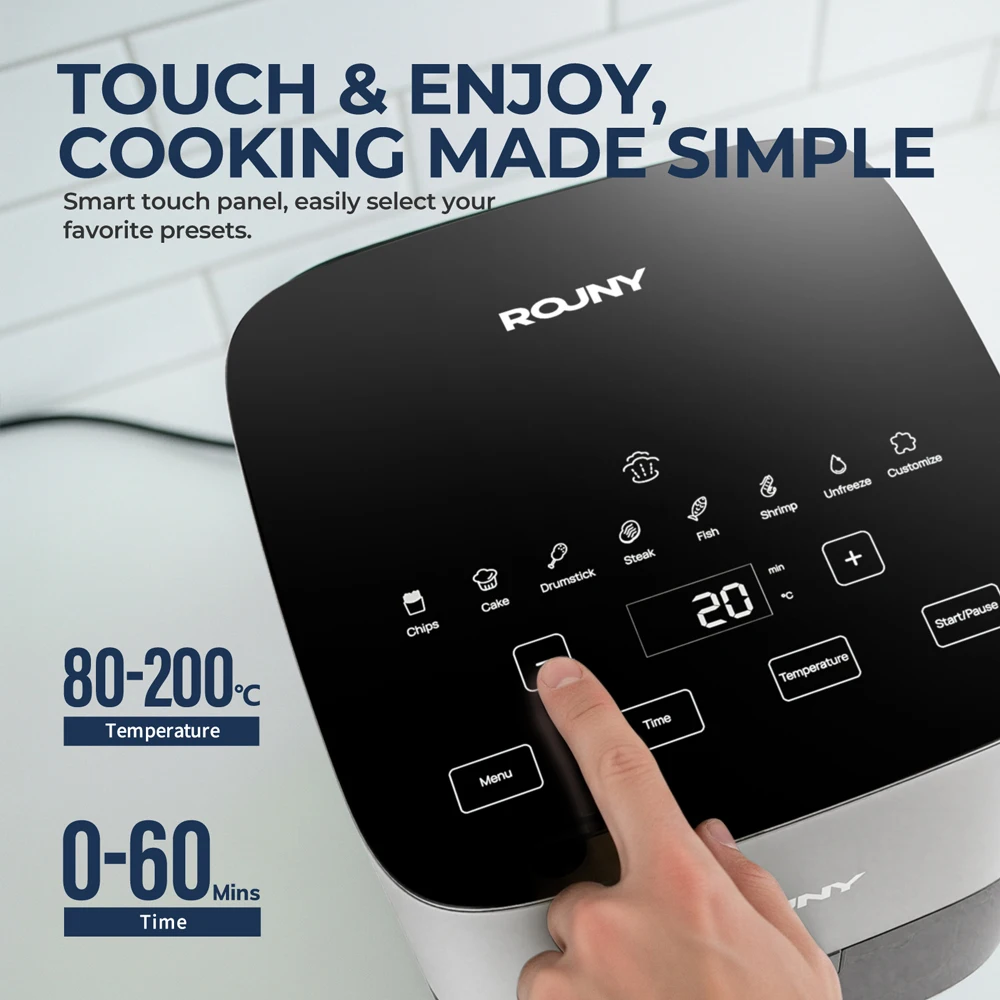 Digital Air Fryer with Visible - Air Fryer 5L Digital review and price