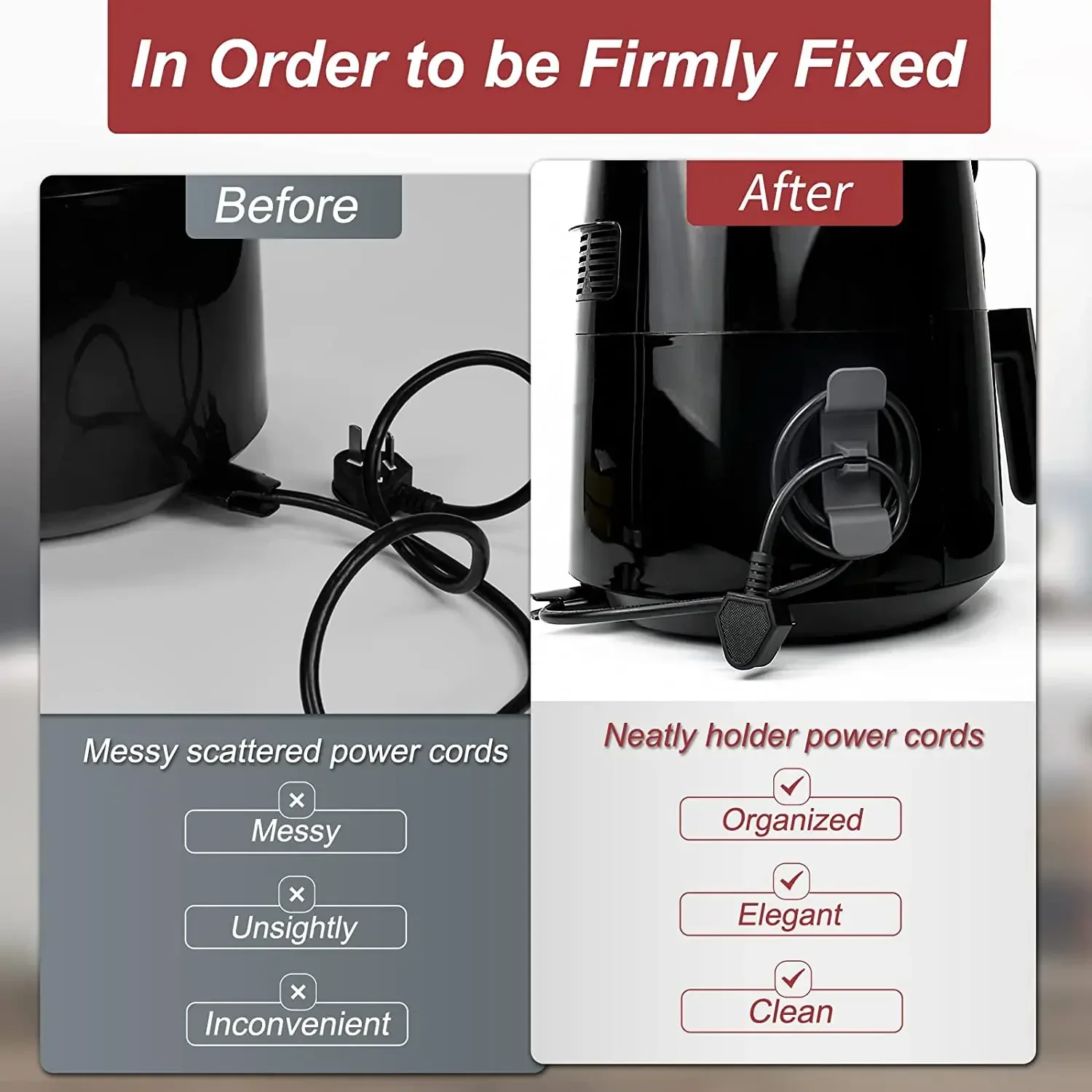 Cord Wrapper Cable Holder Clip - Kitchen Appliances Australia review and price